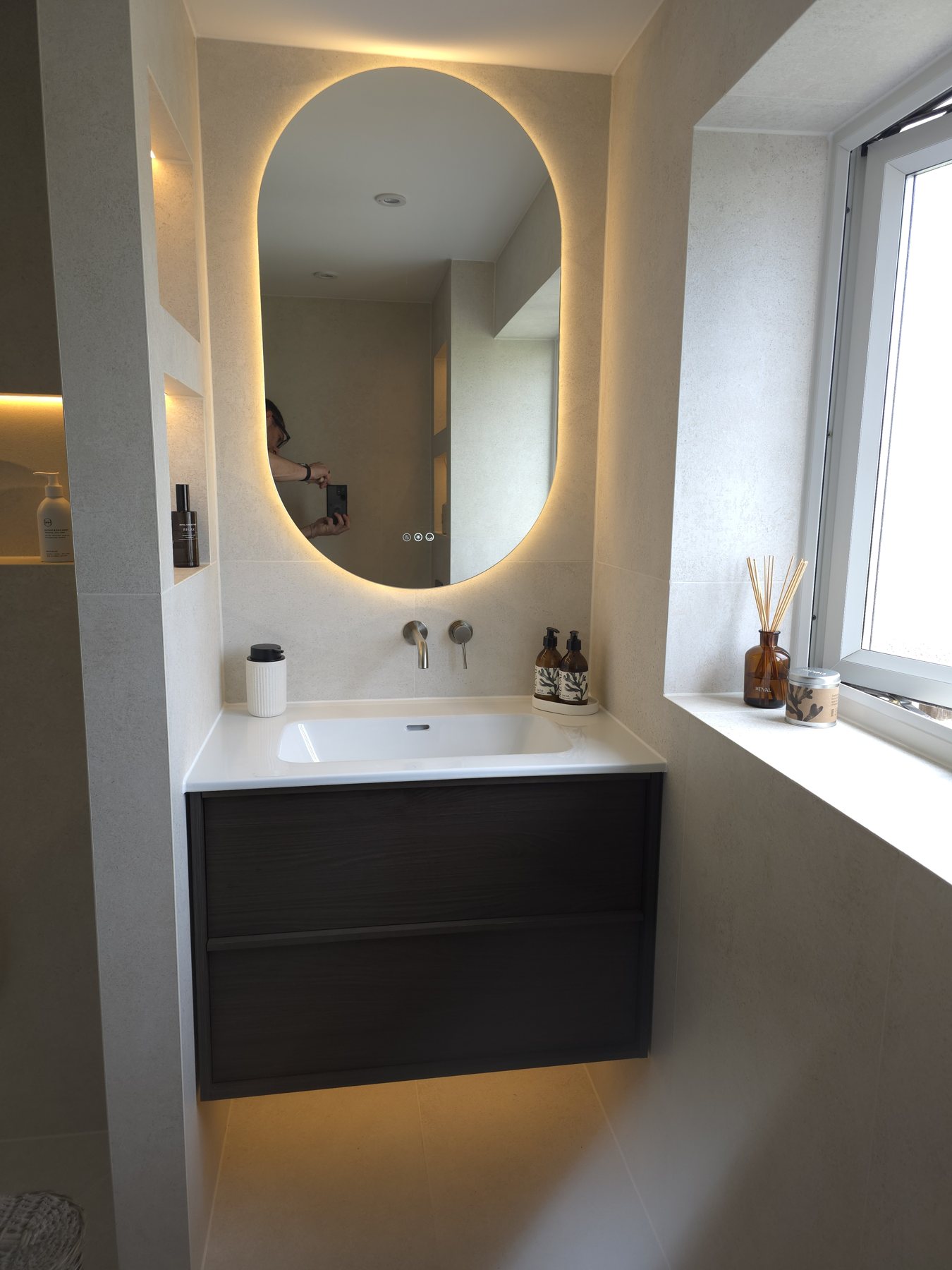 Bathroom mirror lighting by States Electrical